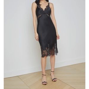 L’agence Scotlyn silk dress